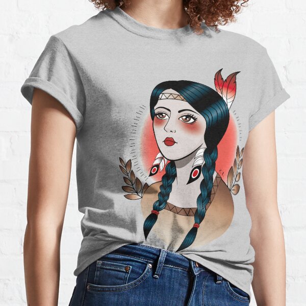Native American Girl Classic T-Shirt