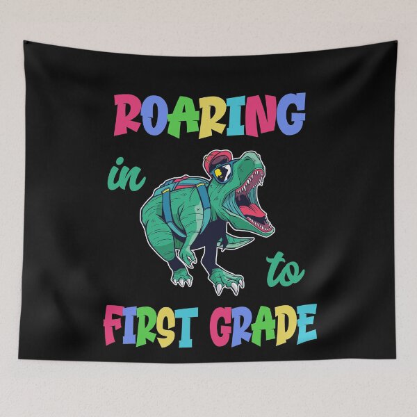 Item preview, Roaring Into Firstgrade shirt designed and sold by Hema Thilakaratne.
