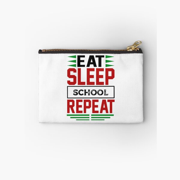 Item preview, Eat. Sleep. School. Repeat. (Light) designed and sold by the-krisney-way.