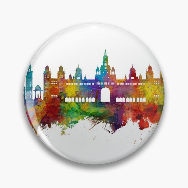 Item preview, Mysuru Skyline India designed and sold by ArtPrints.