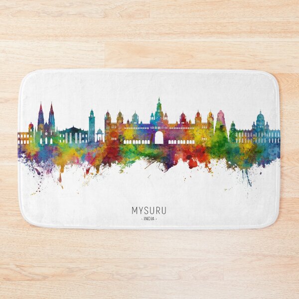 Item preview, Mysuru Skyline India designed and sold by ArtPrints.