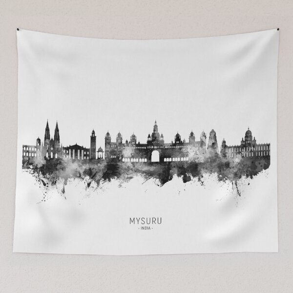 Item preview, Mysuru Skyline India designed and sold by ArtPrints.
