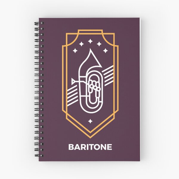 Item preview, Baritone - White & Gold designed and sold by ShaneCornell.