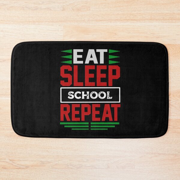 Item preview, Eat. Sleep. School. Repeat. (Dark) designed and sold by the-krisney-way.