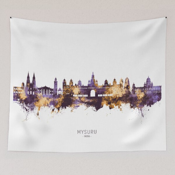 Item preview, Mysuru Skyline India designed and sold by ArtPrints.