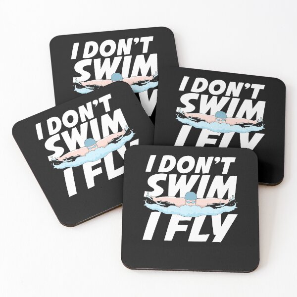 Item preview, I Don't Swim I Fly Butterfly Swimming Swimmer Gift designed and sold by Marcid95.