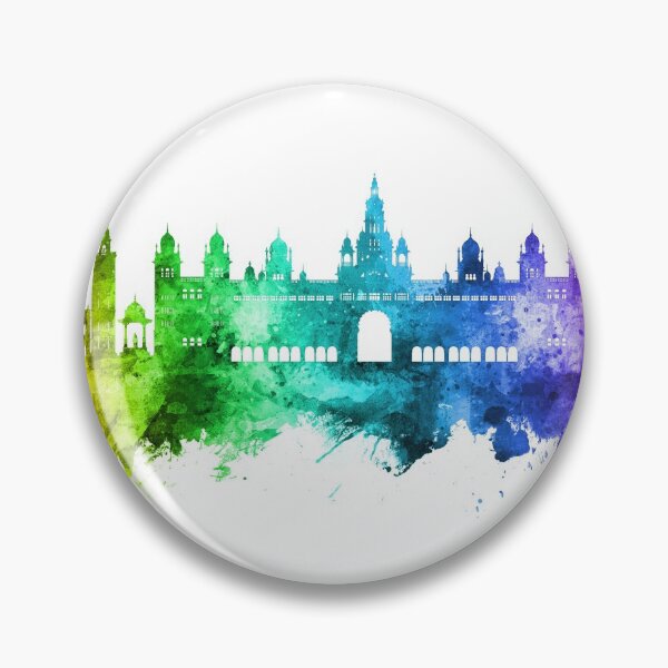 Item preview, Mysuru Skyline India designed and sold by ArtPrints.
