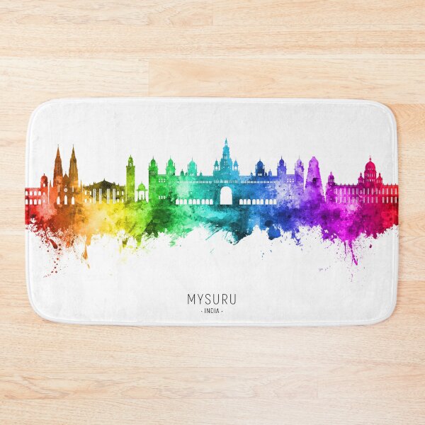 Item preview, Mysuru Skyline India designed and sold by ArtPrints.