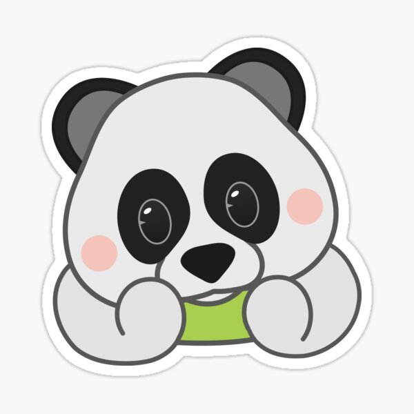 panda emoji fan art Sticker