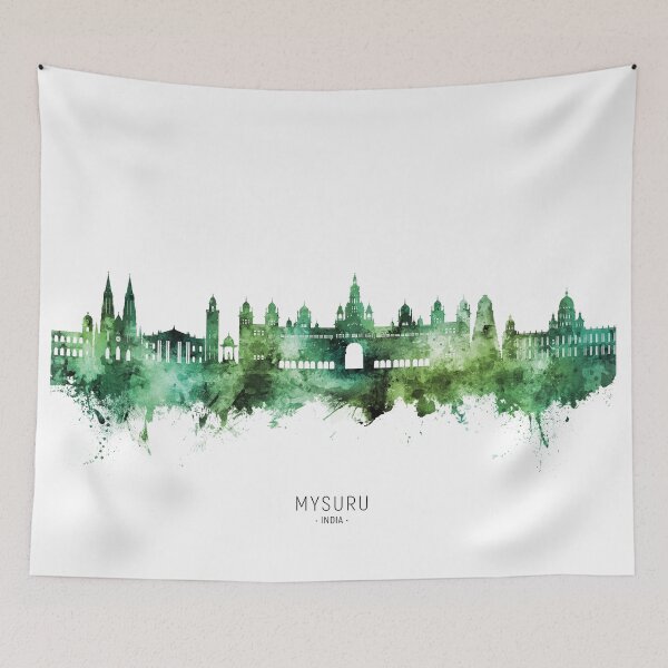 Item preview, Mysuru Skyline India designed and sold by ArtPrints.