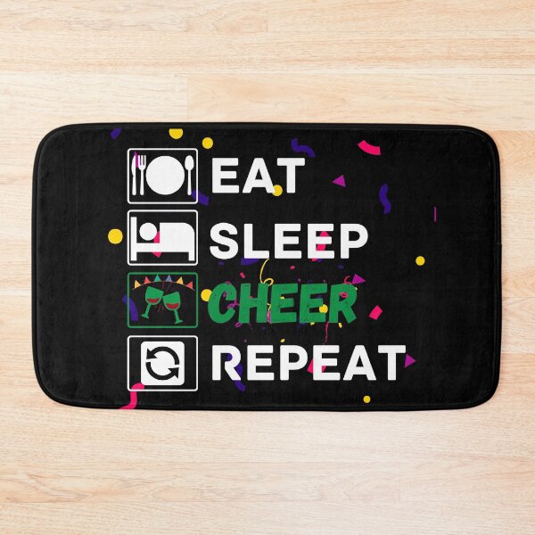 Item preview, eat sleep cheer repeat designed and sold by ronaldsonou.