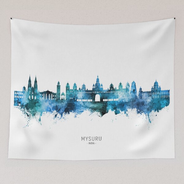 Item preview, Mysuru Skyline India designed and sold by ArtPrints.