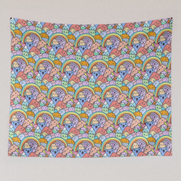Item preview, Colorful Rainbow Monster Full Of pattern - colorful monster pattern designed and sold by NewTrendings.