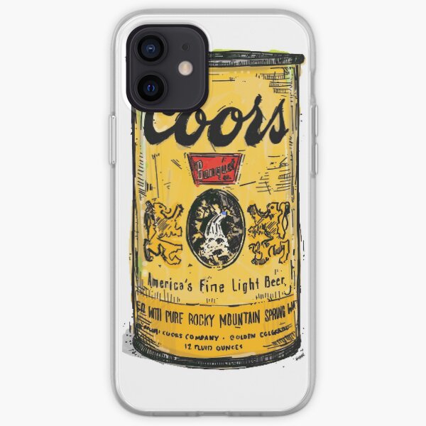 coors light can iPhone Soft Case