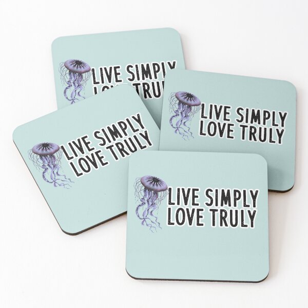 Item preview, Live simply love truly jellyfish designed and sold by lazarosdesign.