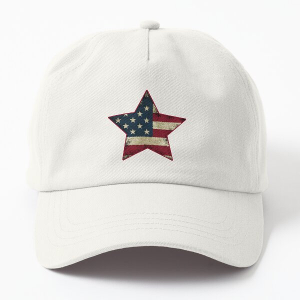 America Flag Star Dad Hat