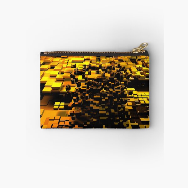 Item preview, yellow and black mixed abstract designed and sold by HabeshaDesign.