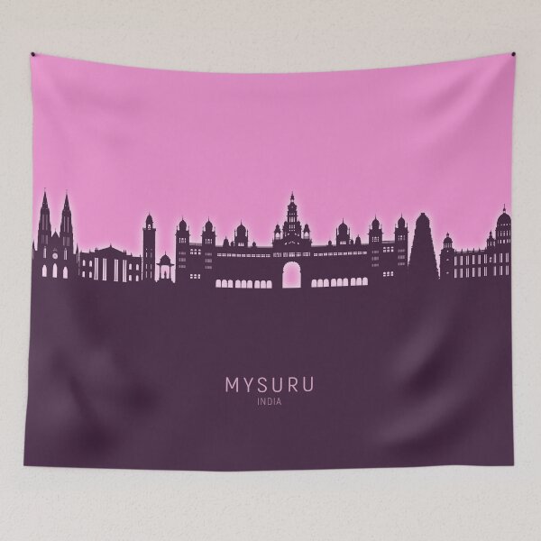 Item preview, Mysuru Skyline India designed and sold by ArtPrints.