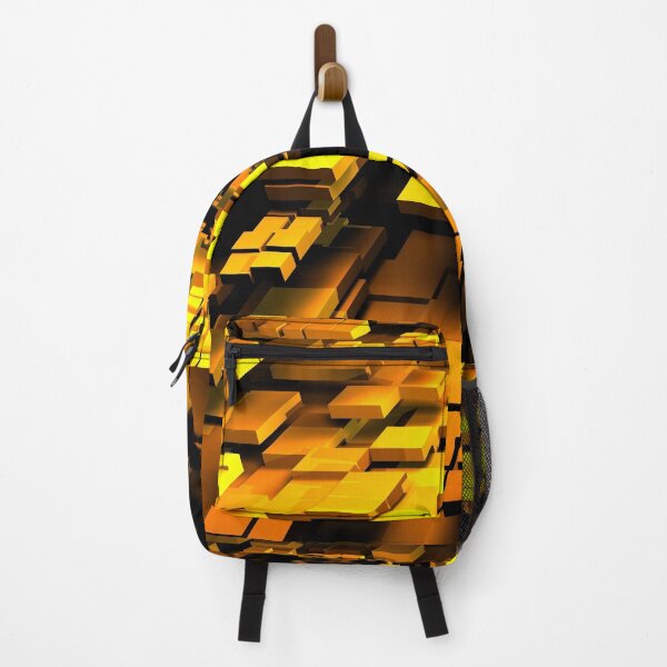 Item preview, yellow and black mixed abstract designed and sold by HabeshaDesign.