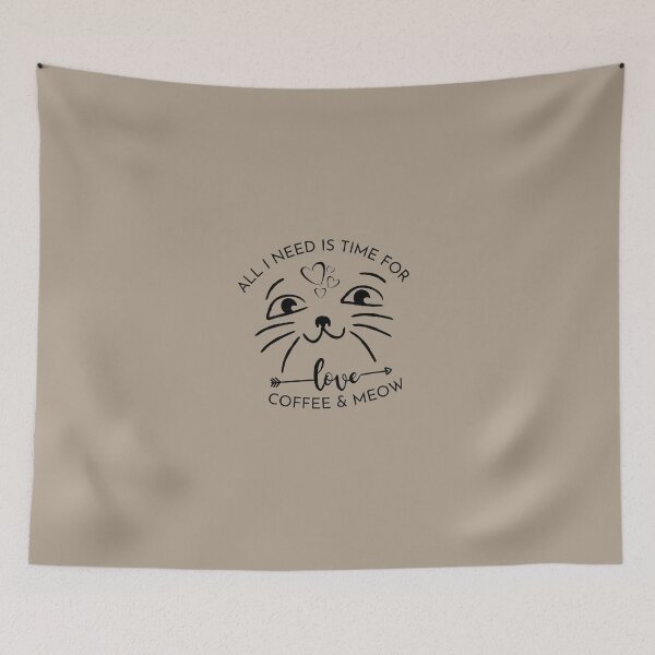 Item preview, What i need is time, Love Coffee and meow designed and sold by TheContactor.