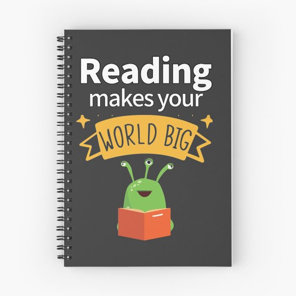Item preview, Reading makes your world big | national reading day | for bookworm designed and sold by JooArtPrints  ★★★★★.