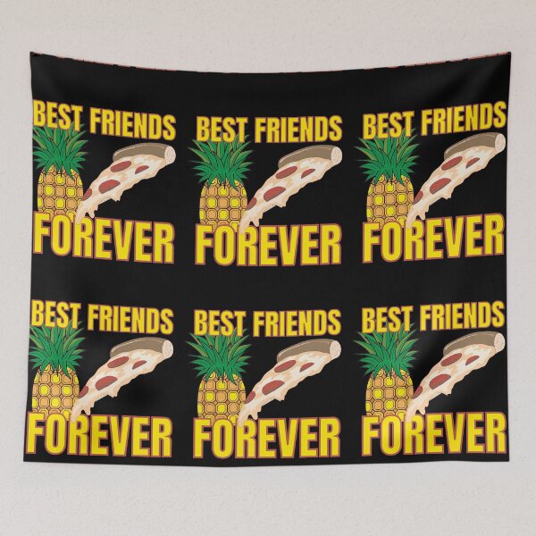 Item preview, Pineapple and Pizza Best Friends Forever designed and sold by RGRamsey.