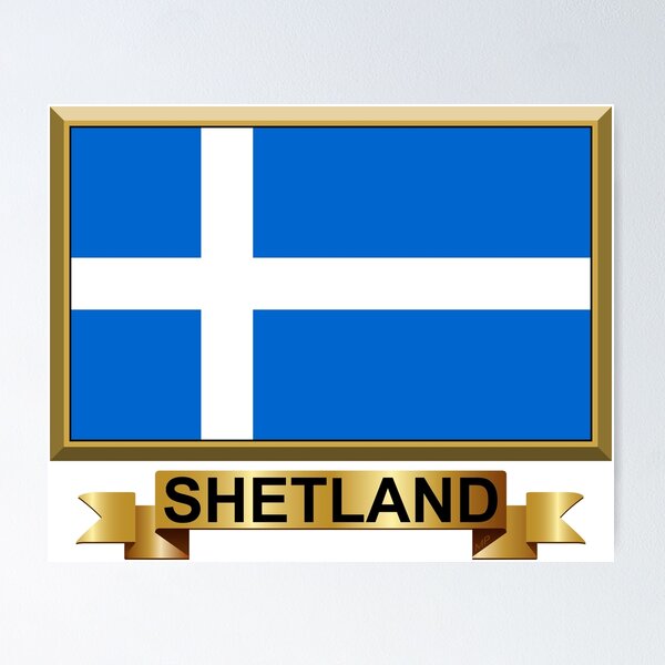 Item preview, Shetland Flag Gifts, Masks, Stickers & Products (N) designed and sold by mpodger.