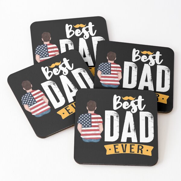 Item preview, Best dad ever with us american flag 4th of july | fathers day designed and sold by JooArtPrints  ★★★★★.