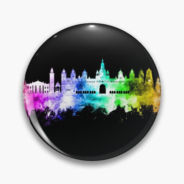 Item preview, Mysuru Skyline India designed and sold by ArtPrints.
