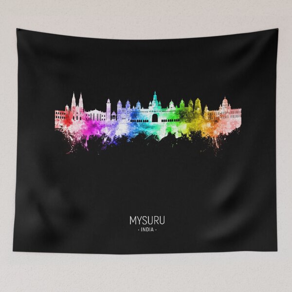 Item preview, Mysuru Skyline India designed and sold by ArtPrints.