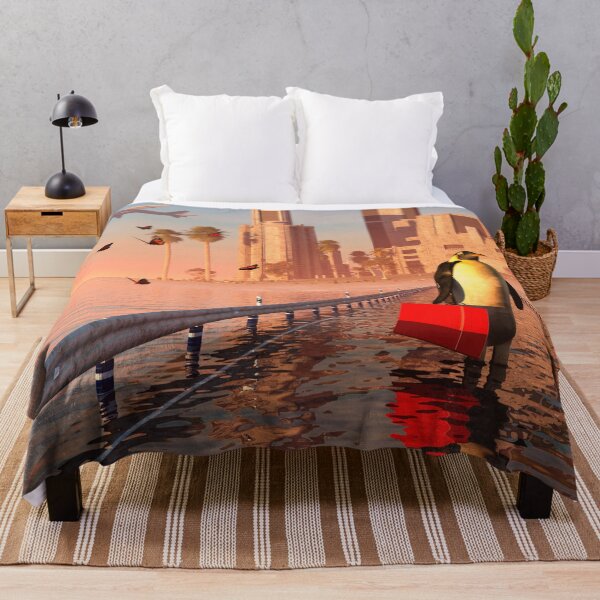 Item preview, Panoramic,Panorama,widescreen prints, tapestries,Tapestry,throw blankets,Penguins print,Penguin poster,Penguin wall art,Penguin art, ocean,bird species, designed and sold by eyesight4vision.