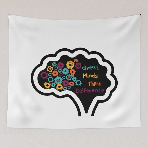 Item preview, Great minds think differently designed and sold by SalxSal.