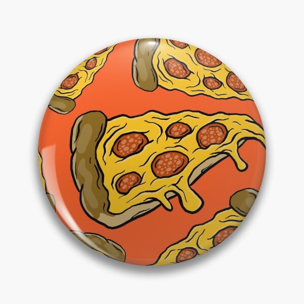 Item preview, Cheesy Pepperoni Pizza Slice Seamless Pattern  designed and sold by Pzuggler.