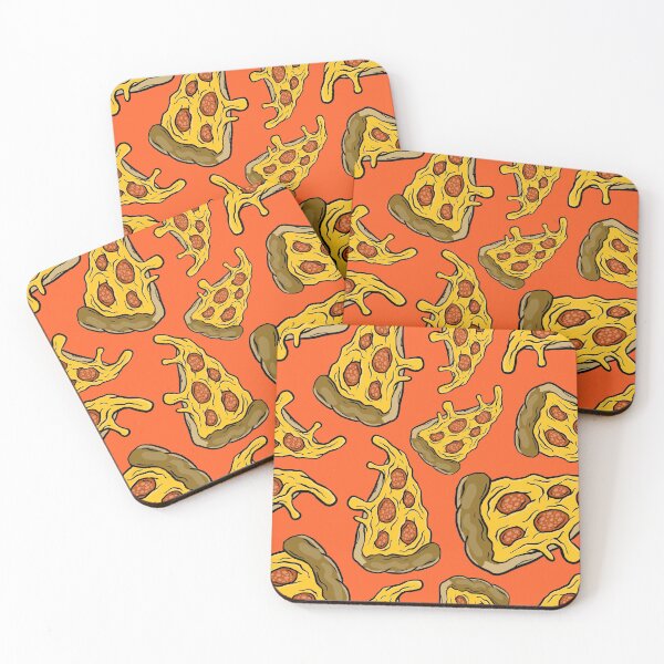 Item preview, Cheesy Pepperoni Pizza Slice Seamless Pattern  designed and sold by Pzuggler.