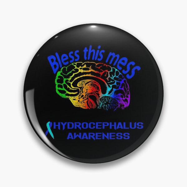 Item preview, New bless this mess Hydrocephalus Awareness  designed and sold by Designs Of all kinds.