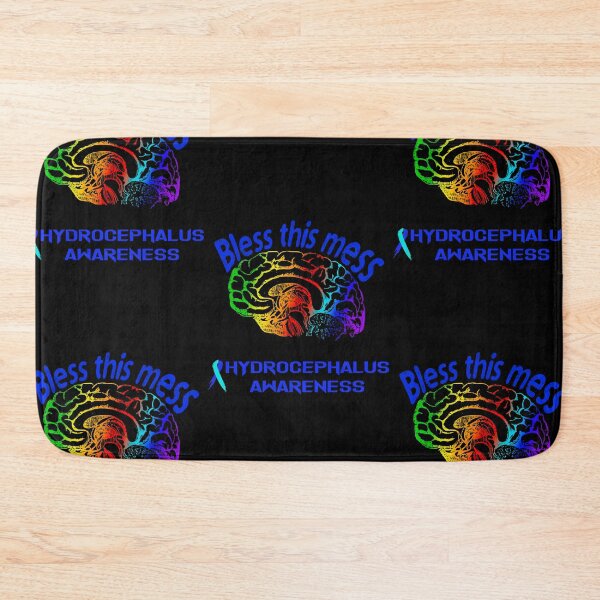 Item preview, New bless this mess Hydrocephalus Awareness  designed and sold by Designs Of all kinds.