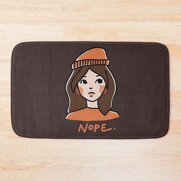 Item preview, NOPE! girls illustration designed and sold by Sophieeeeehu.