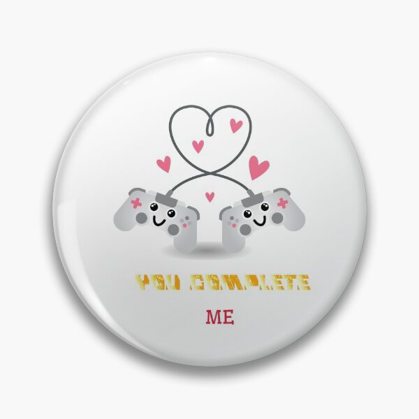 Item preview, You complete me - gamedev, gamer pack, born to be a gamer, gamer girl, console gamer designed and sold by mr&mrsmalik malik.