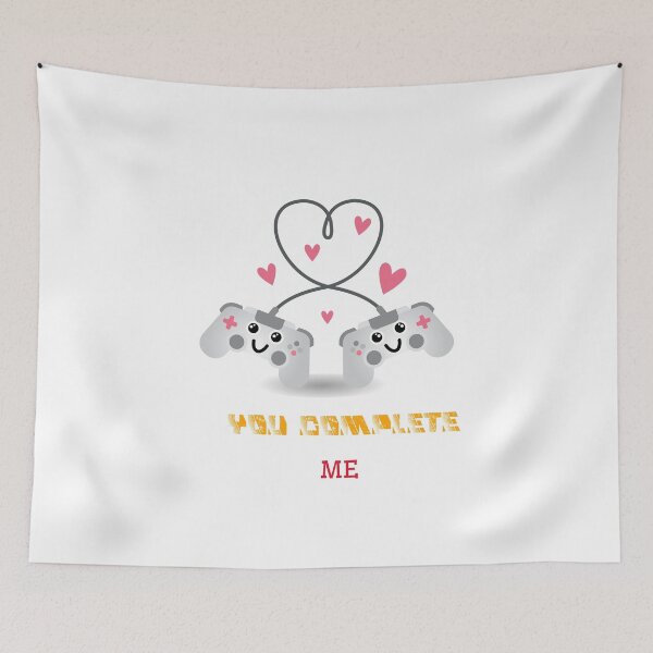 Item preview, You complete me - gamedev, gamer pack, born to be a gamer, gamer girl, console gamer designed and sold by mr&mrsmalik malik.