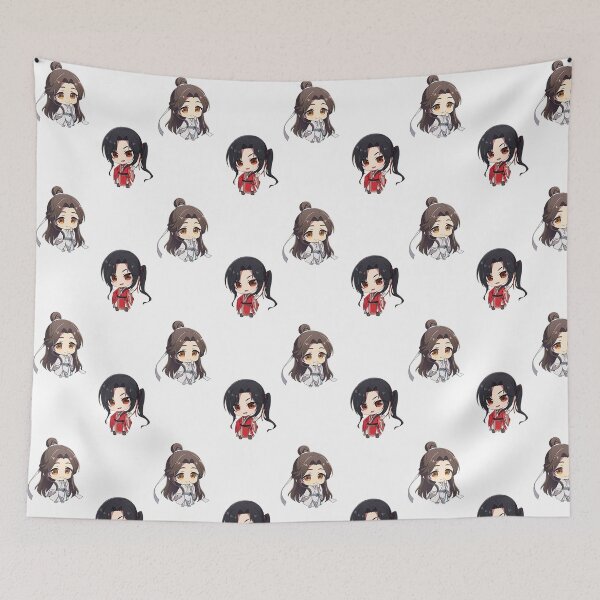 Item preview, TGCF - Heaven officials blessing Hualian - hua cheng and xie lian cute chibi stickers pack designed and sold by Omagatoki.