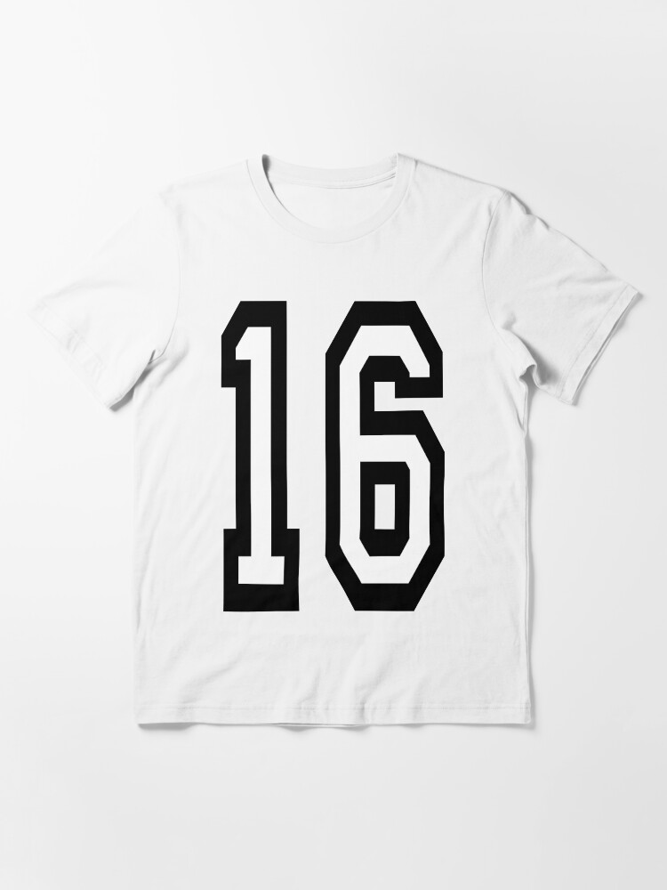 Alternate view of NUMBER 16. TEAM. SPORTS. SIXTEEN. SIXTEENTH. 16th. Sweet sixteen. Competition. Essential T-Shirt