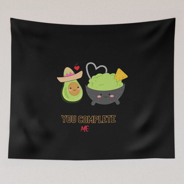Item preview, You complete me - nachos, nachos love, nachos average big brother, nachos lover designed and sold by mr&mrsmalik malik.