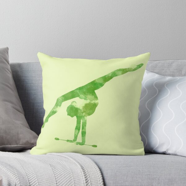Item preview, Green Rhythmic Gymnast with Clubs designed and sold by Becky-Marie.