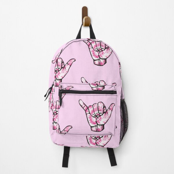 Item preview, Pink Pastel Tie Dye Aloha Hang Loose Shaka Hawaii Hand Sign designed and sold by NamColors.