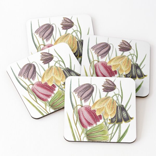 Item preview, Vintage Colorful Fritillary Flowers designed and sold by JoyforU.