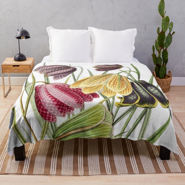 Item preview, Vintage Colorful Fritillary Flowers designed and sold by JoyforU.