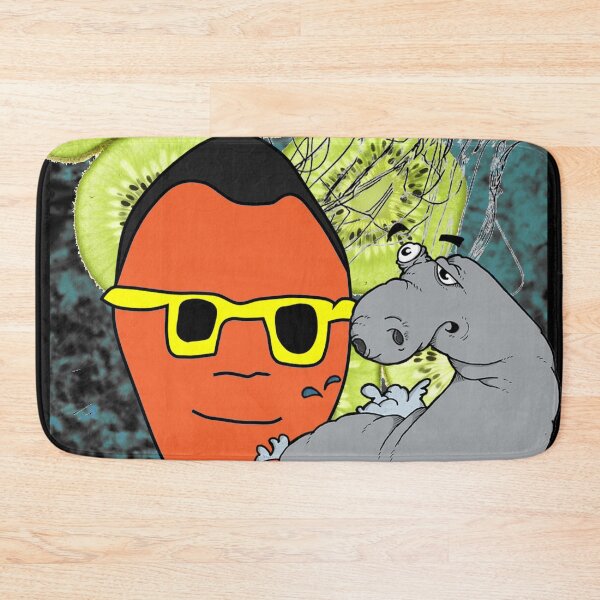 Item preview,  Cool Guy With Glasses - Kiwi Fruit - Summer Pool Party designed and sold by The Red Nox.
