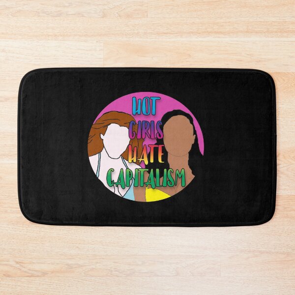 Item preview, Hot Girls Hate Capitalism Drawing designed and sold by RevolutionInPaint.