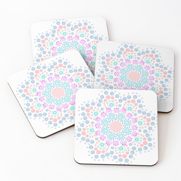 Item preview, Pastel Dot Mandala designed and sold by Devon's Design Scoop :).