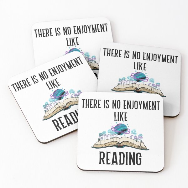 Item preview, No enjoyment like reading designed and sold by Cattigal.